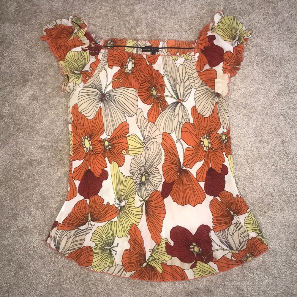 EUC Piano accordion blouse